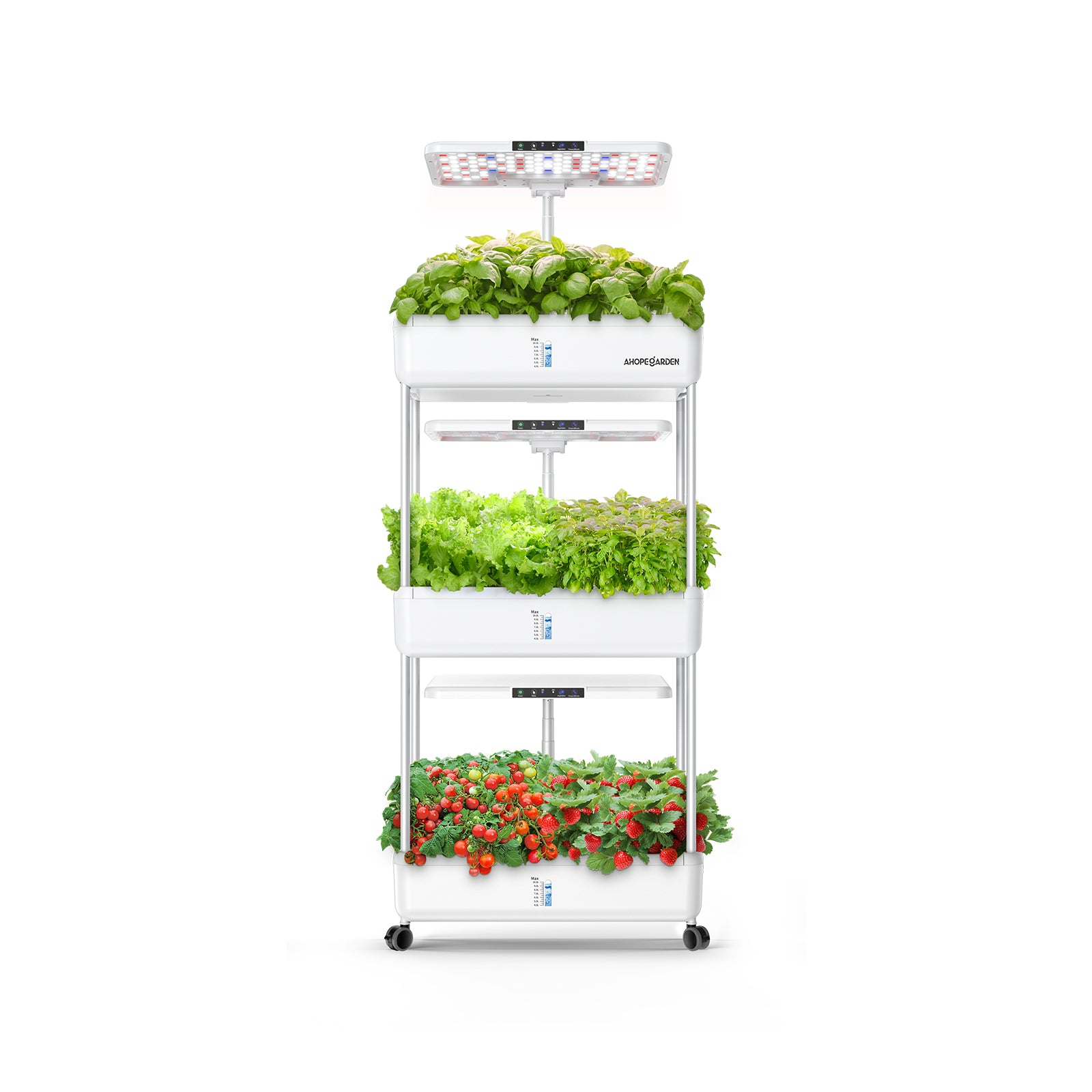 hydroponic vertical planter Vertical Hydroponic Garden with 60 Seed Pods