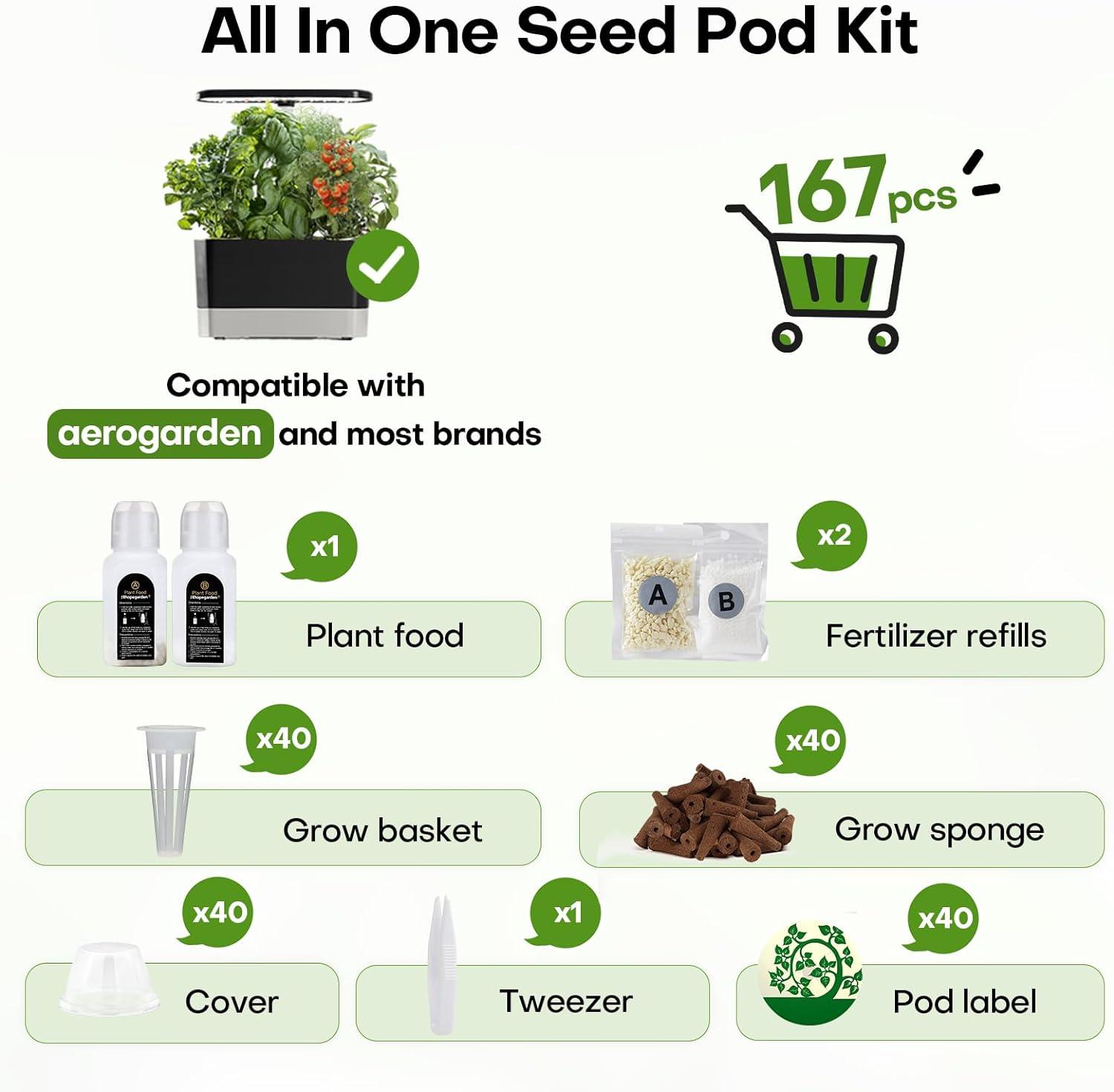 167 Pcs Seed Starting Kit - Ahopegarden