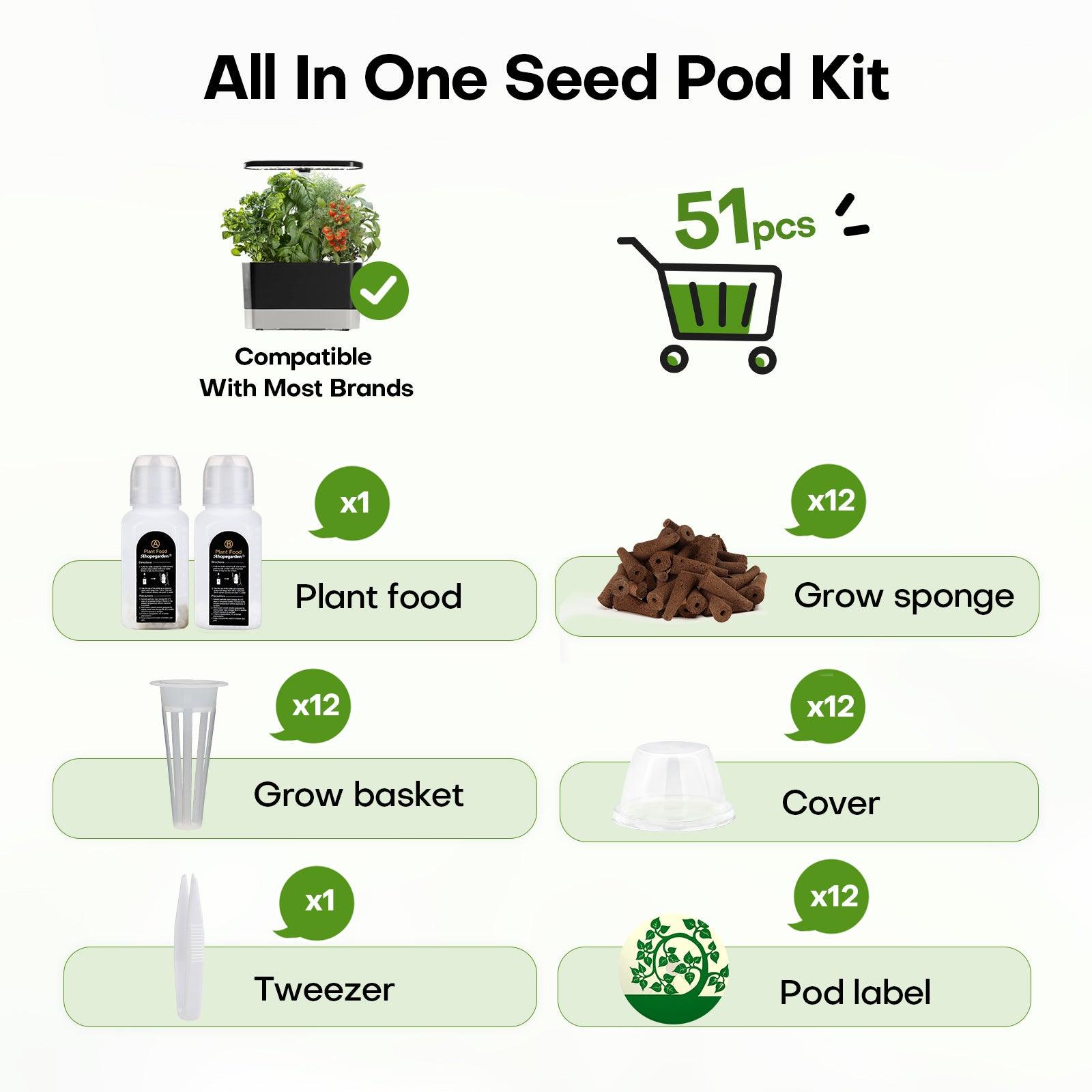 51 Pcs Seed Starting Kit Upgarded