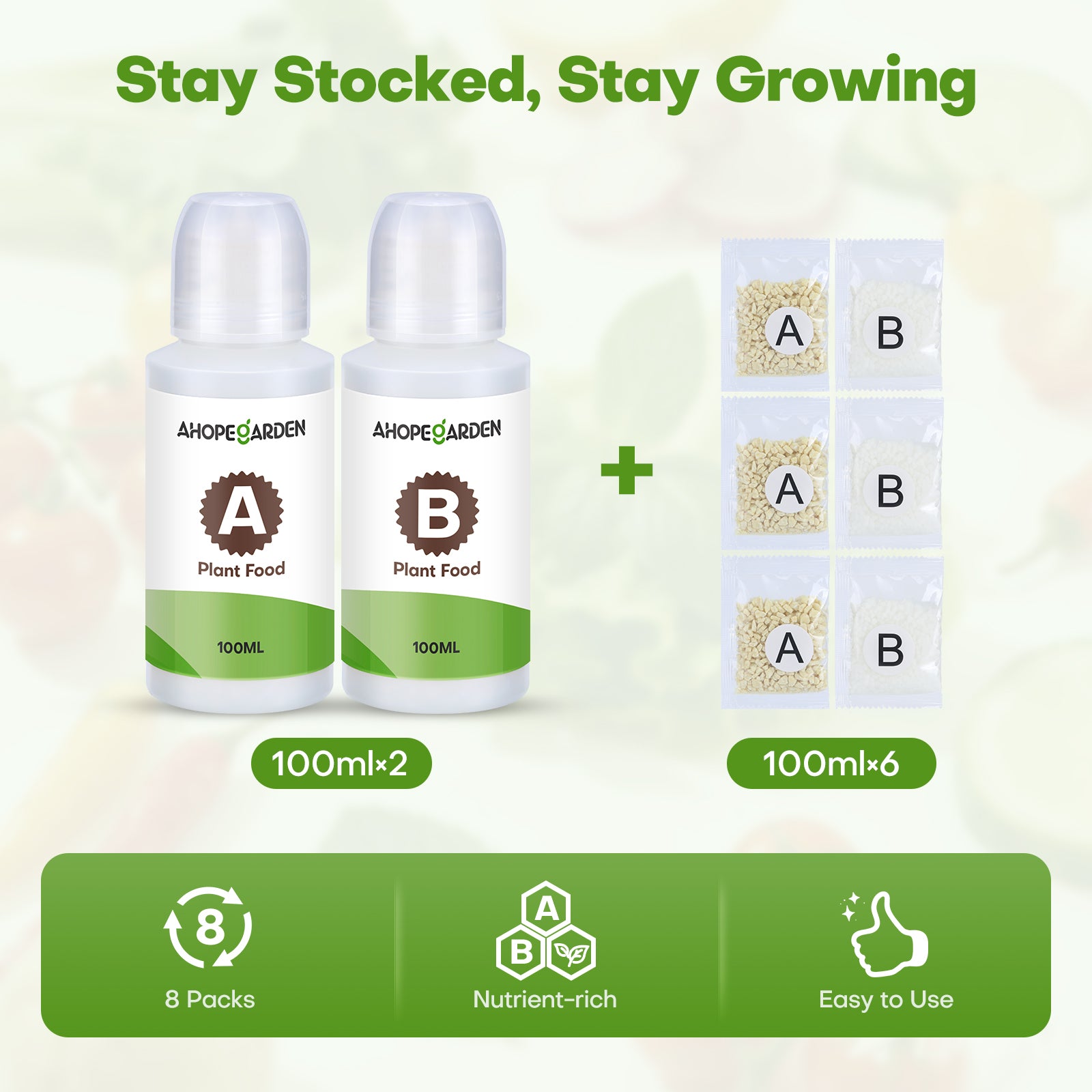 Plant Food for Hydroponics Growing System
