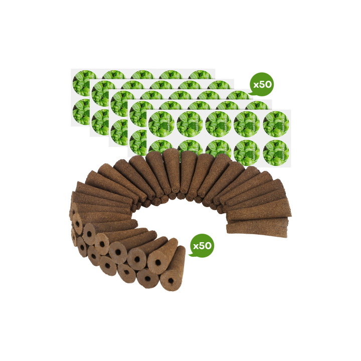 50 Pcs Grow Sponges for Hydroponic