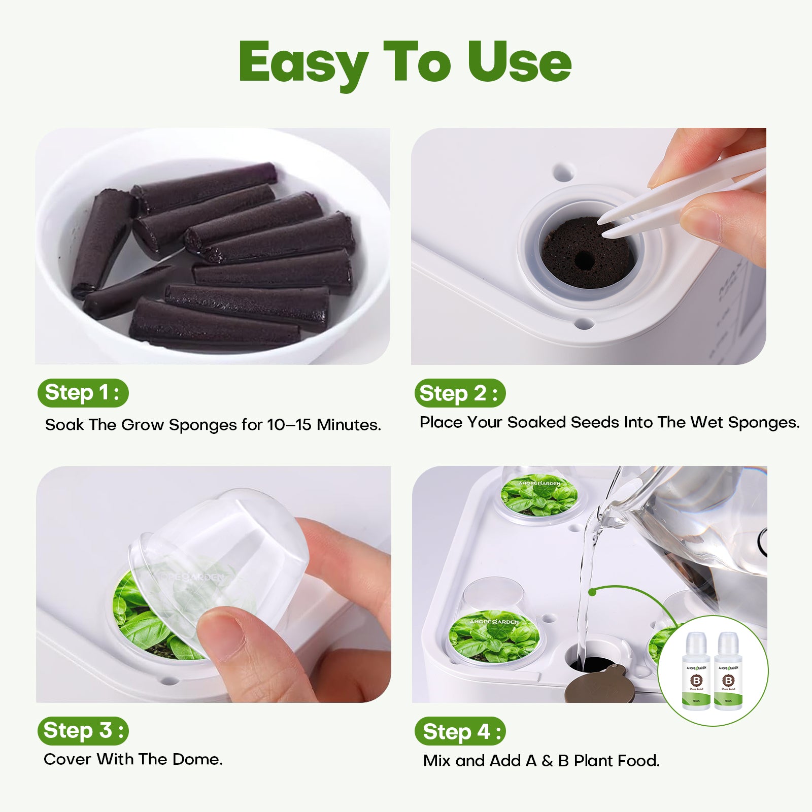 52 Pcs Seed Starter Kit